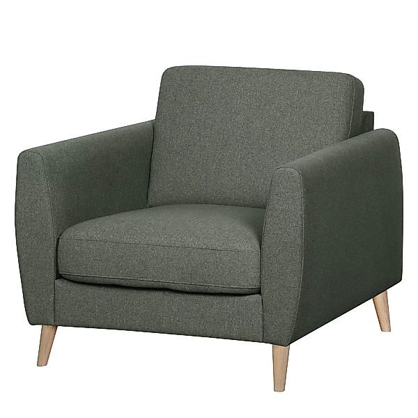 home24 Mørteens Sessel Kustavi Grau Polyester 90x80x90 cm (BxHxT) günstig online kaufen