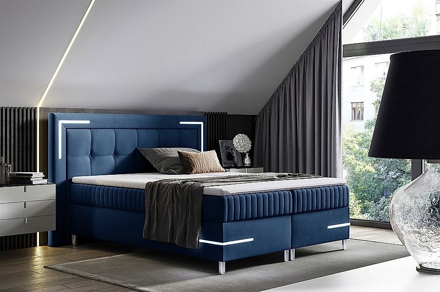 Fun Möbel Boxbett Schlafzimmerbett AMORE Nr.1 in Stoff Fresh (inkl. Bettkas günstig online kaufen