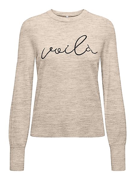 ONLY Strickpullover ONLIBI LS EMB O-NECK günstig online kaufen