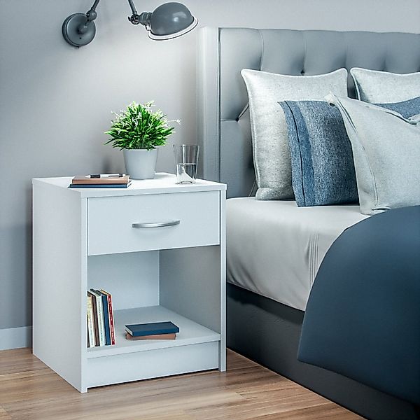 Casaria Nachttisch Hamburg (2-St), Schublade 50x40x35cm günstig online kaufen
