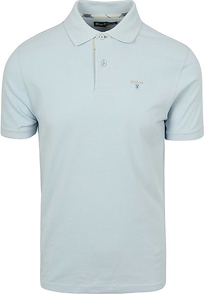 Barbour Tartan Pique Poloshirt Hellblau - Größe 3XL günstig online kaufen