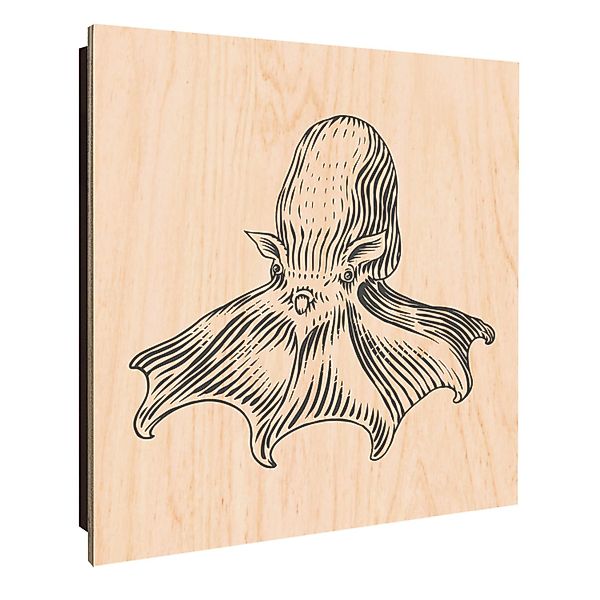 Banjado Großer Schlüsselkasten Holz 30x30cm Schwarz Scharnier Links 50 Hake günstig online kaufen