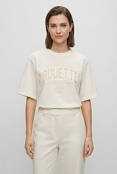 BOSS ORANGE T-Shirt Eregular Premium Damenmode im Relaxed Fit günstig online kaufen