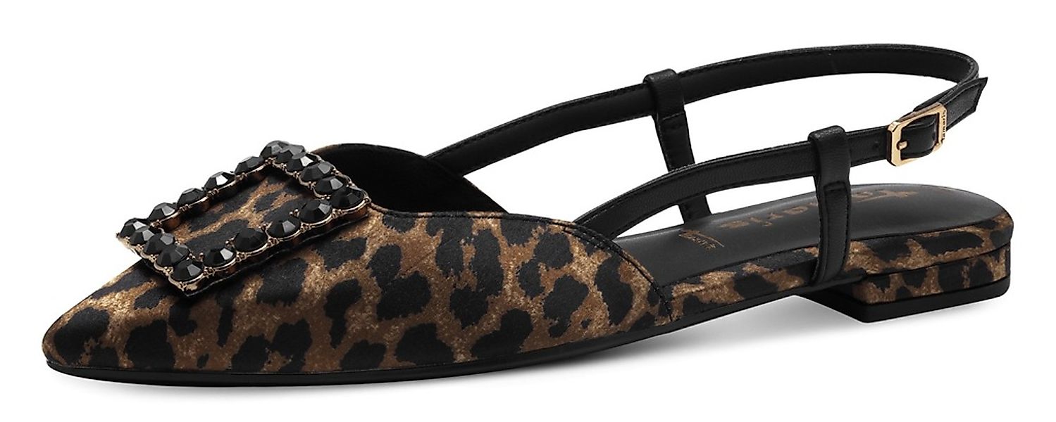 Tamaris Slingpumps, Blockabsatz, Sommerschuh mit schickem Schmuckelement günstig online kaufen