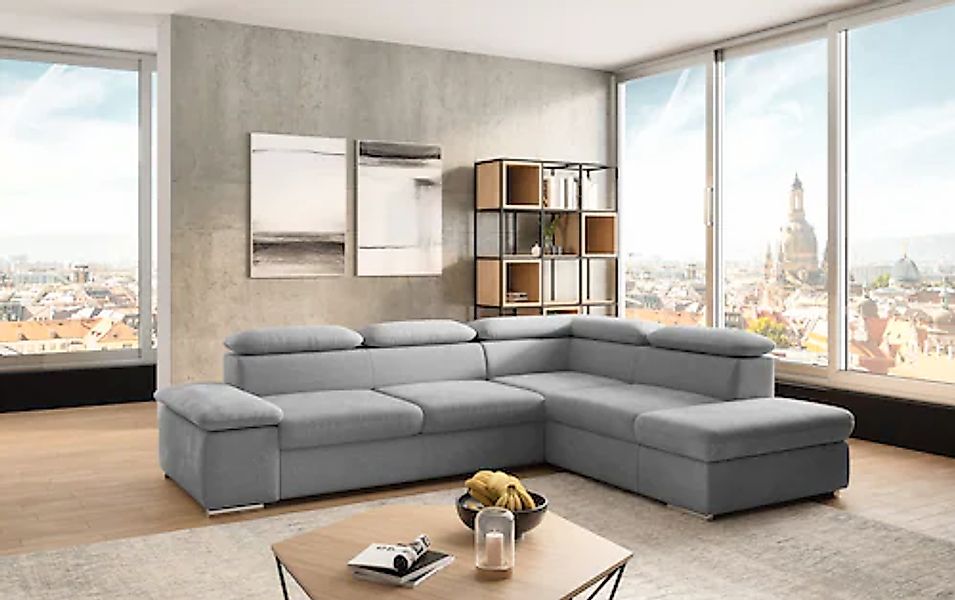 sit&more Ecksofa »Valentine L-Form, B: 272 cm« mit Arm- & Kopfteilverstellu günstig online kaufen