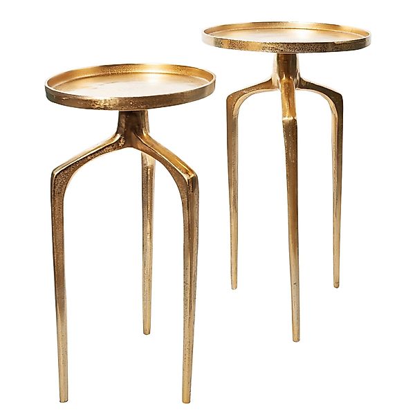 riess-ambiente Beistelltisch ABSTRACT Ø60cm gold (Set, günstig online kaufen