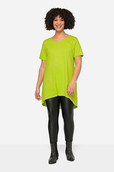 Angel of Style T-Shirt Longshirt Rundhals Halbarm gerundeter Saum günstig online kaufen