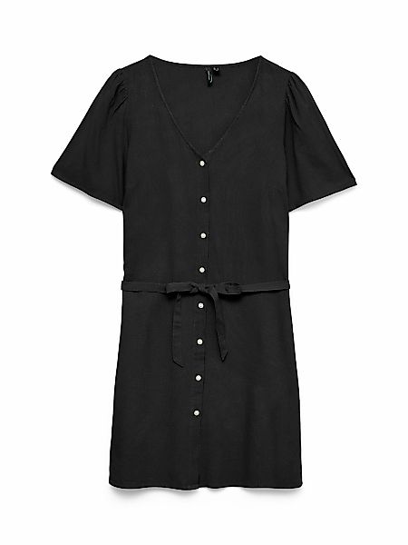 Vero Moda Hemdblusenkleid "VMMYMILO 2/4 SHORT SHIRT DRESS WVN GA" mit Taill günstig online kaufen