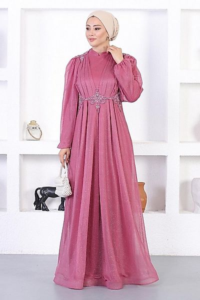 MODAMİHRAM Abendkleid Abendkleid mit Perlen und Glitzer günstig online kaufen