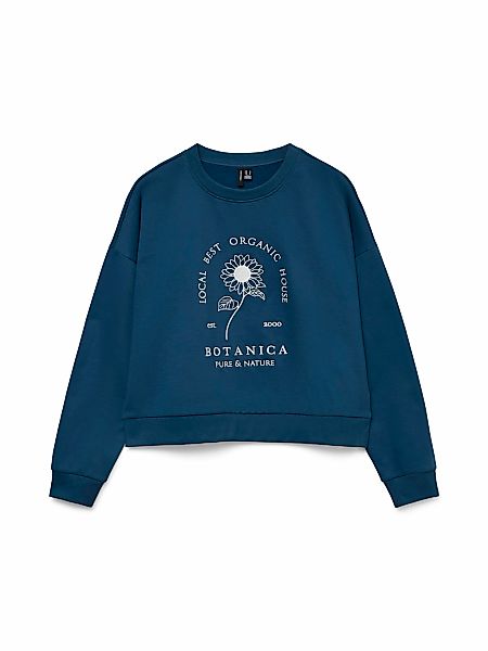 Vero Moda Sweatshirt "VMULLA TRINA LS SWEAT BOX JRS", mit Print günstig online kaufen