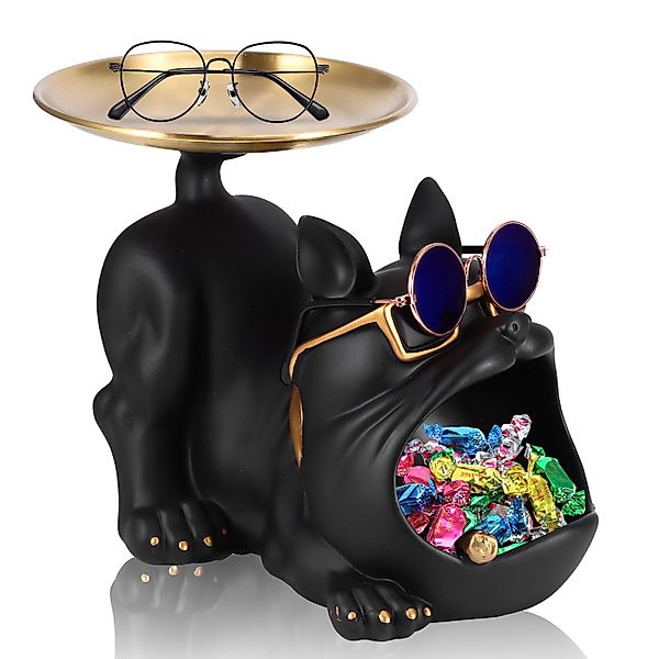 BlingBin Dekoschale FranzöSische Bulldogge Tablett Deko, günstig online kaufen