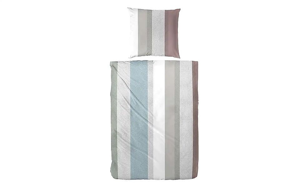 Bettwäsche-Set   ¦ grau ¦ Maße (cm): B: 135 H: 1 Bettwaren > Bettwäsche > B günstig online kaufen