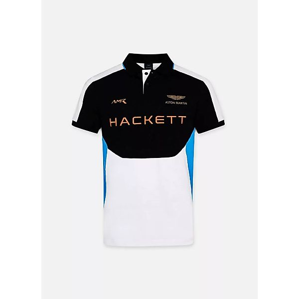 Hackett Amr Multi Kurzarm-polo L Black / White günstig online kaufen