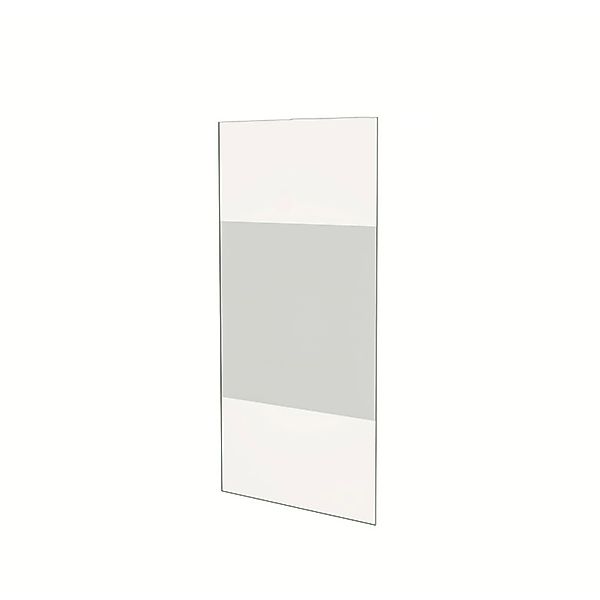 Duschparadies 137.7 x 200 cm Walk in Glas 8mm Nano Glas Duschwand Milchglas günstig online kaufen