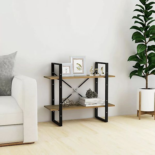 vidaXL Bücherregal Bücherregal 2 Fächer 80x30x70 günstig online kaufen