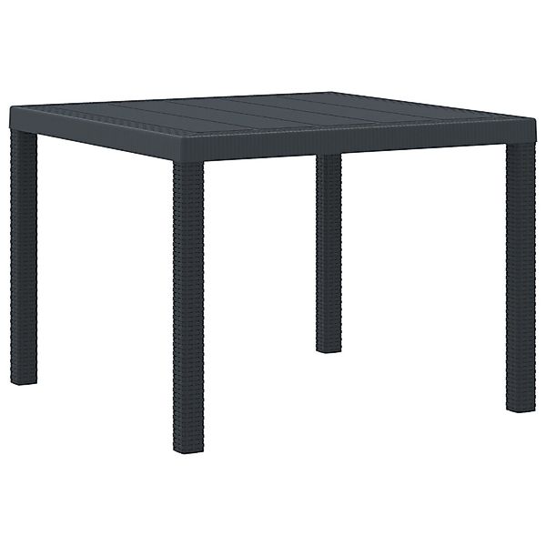 vidaXL Gartentisch Gartentisch Anthrazit 100x100x73 cm günstig online kaufen