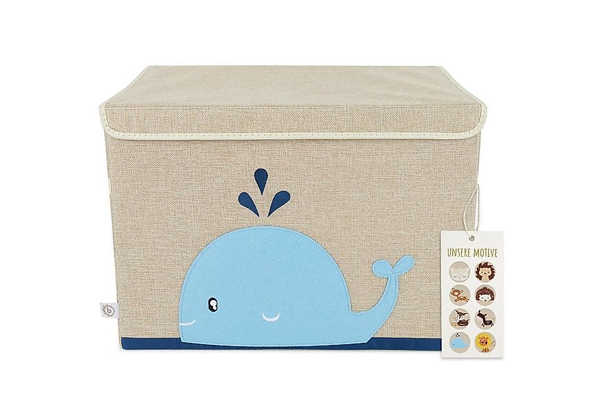 BIECO Spielzeugtruhe Bieco Kinder Aufbewahrungsbox mit Deckel 65L, faltbar günstig online kaufen