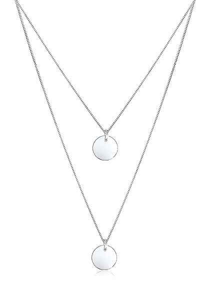 Elli Gliederkette Layer Kette mit Kreis günstig online kaufen
