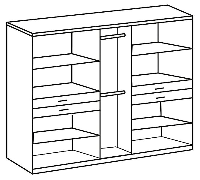 Wimex Kleiderschrank Taiga (mit Türen, Schubladen, günstig online kaufen