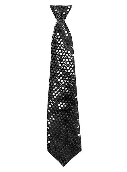 Widdmann Krawatte Pailletten Krawatte schwarz Krawatte in mittlerer Breite günstig online kaufen