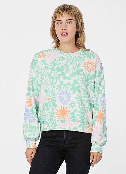 Ragwear Sweatshirt "WUSS PRINT", Elastische Baumwollmischung und softem Fin günstig online kaufen