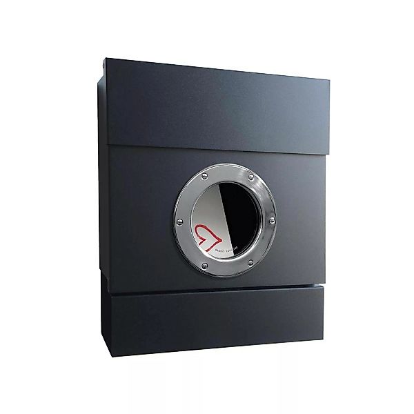 Radius - Letterman II Briefkasten - schwarz/BxHxT 40x47,5x11,5cm günstig online kaufen