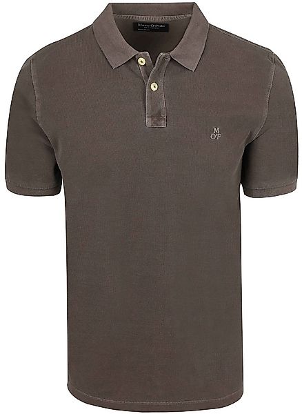 Marc O'Polo Poloshirt Piqué Nickle Braun - Größe L günstig online kaufen