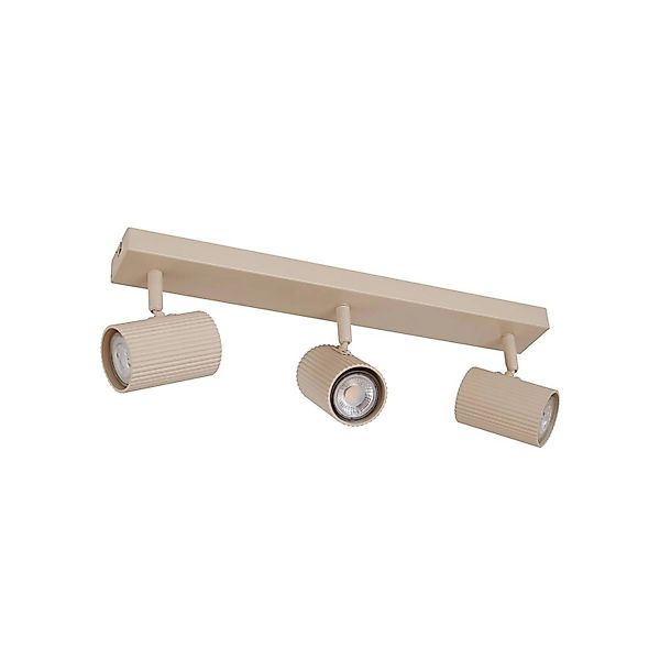Lindby Strahler Kardis 10042108 Modern in Creme aus Aluminium 3-flammig GU1 günstig online kaufen