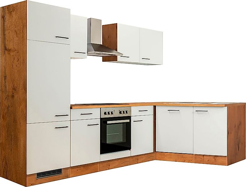 Flex-Well Küchenzeile "Vintea", mit E-Geräten, Gesamtbreite 280 x 170 cm günstig online kaufen