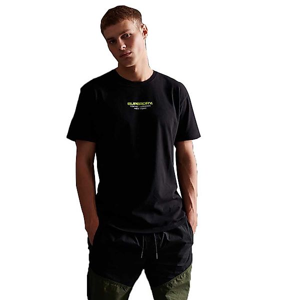 Superdry City Code Kurzarm T-shirt XL Jet Black günstig online kaufen