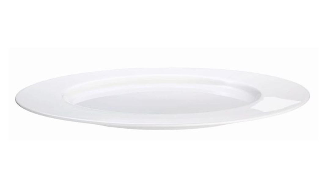 Essteller mit Fahne Ø 28 cm – Porzellan Speiseteller aus Fine Bone China günstig online kaufen