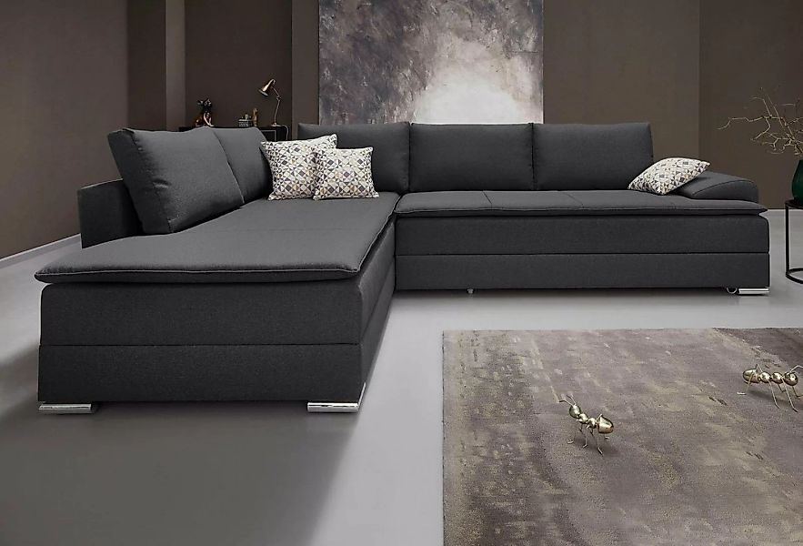 INOSIGN Ecksofa Night & Day L-Form, mit Boxspring Bettfunktion 180x200 cm, günstig online kaufen