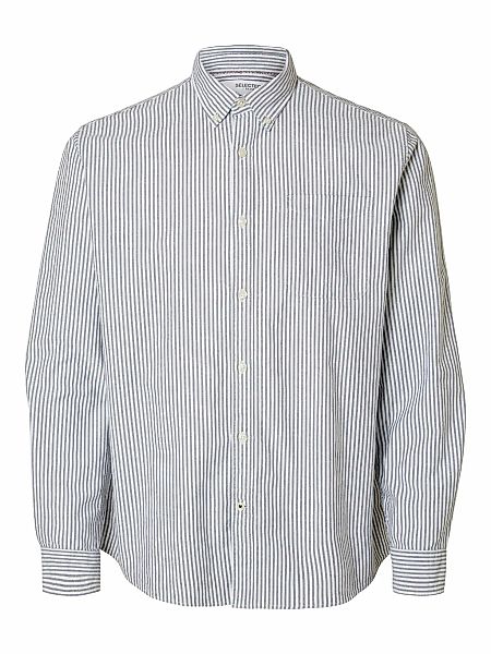 SELECTED HOMME Langarmhemd "SLHREG-MAT OX LS SHIRT D" günstig online kaufen