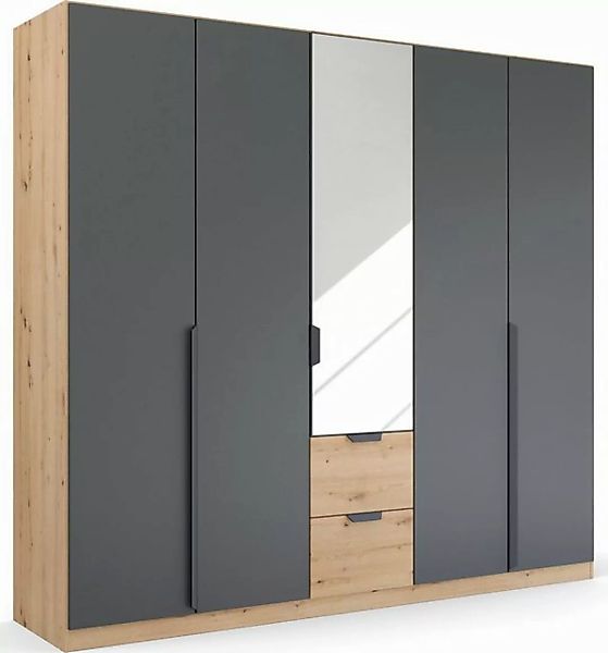 rauch Drehtürenschrank Dark&Wood by Quadra Spin im Industrial Style mit Sch günstig online kaufen