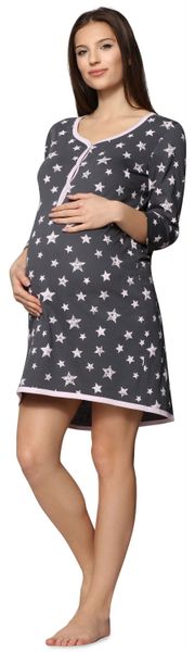 Be Mammy Umstandsnachthemd Damen Umstands Nachthemd günstig online kaufen