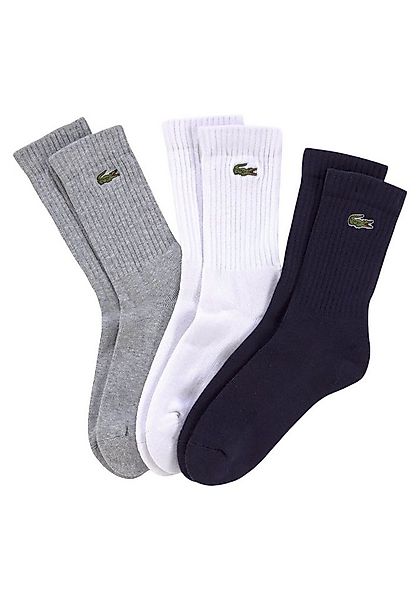 Lacoste Tennissocken (3-Paar) hochwertiger Baumwollmix, hoher Komfort und L günstig online kaufen