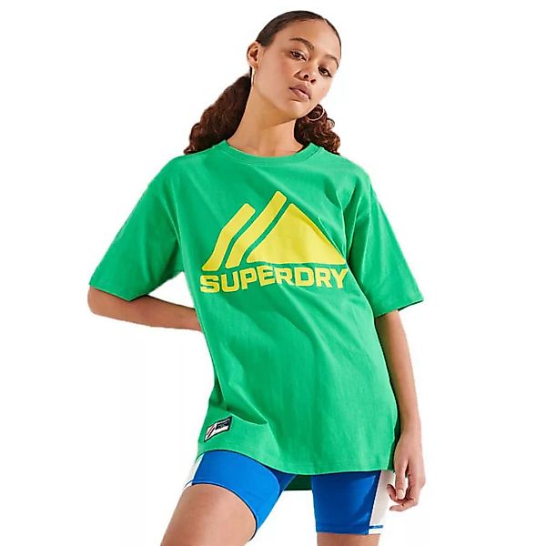 Superdry Mountain Sport Mono Kurzarm T-shirt L Bright Green günstig online kaufen