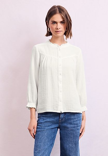 STREET ONE STUDIO Rüschenbluse, mit 3/4 Ärmeln günstig online kaufen