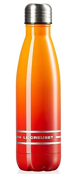 Le Creuset Trinkflasche Edelstahl Isolierflasche Ofenrot 500ml günstig online kaufen