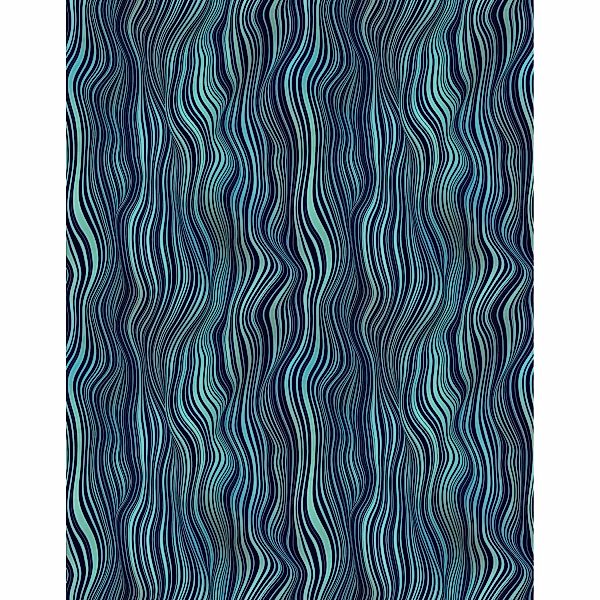 Marburg Fototapete Grafisch Modern 3,4 m x 2,65 m Türkis FSC® günstig online kaufen