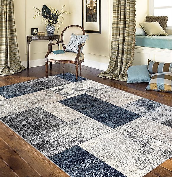 Carpetilla Designteppich Designer Wohnzimmer Teppich Palmas günstig online kaufen