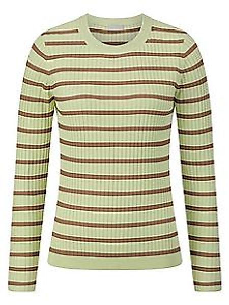 Rundhals-Pullover Kaschmir Peter Hahn grün günstig online kaufen