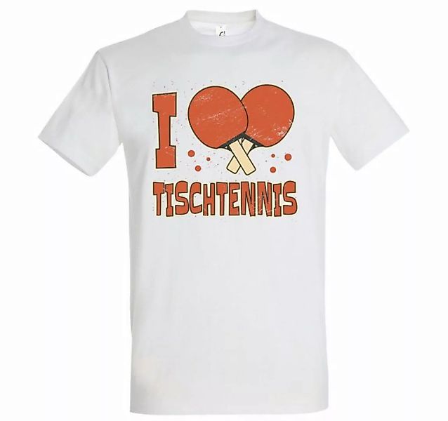 Youth Designz Print-Shirt I love Tischtennis Herren T-Shirt mit lustigem Sp günstig online kaufen