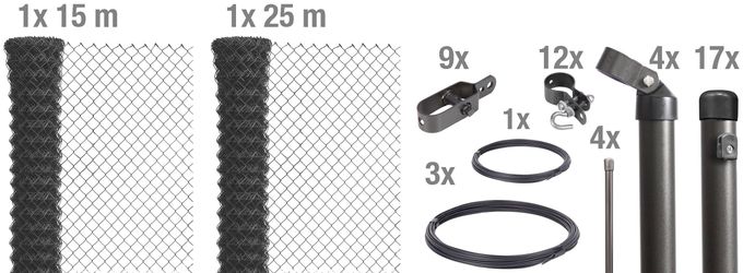 Alberts Maschendrahtzaun, (Set), Höhe: 80 - günstig online kaufen