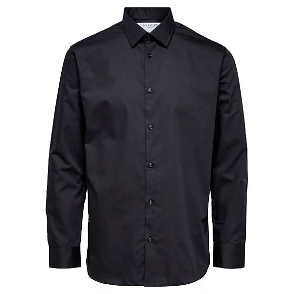 Selected Ethan Classic Slim Langarm Hemd S Black günstig online kaufen