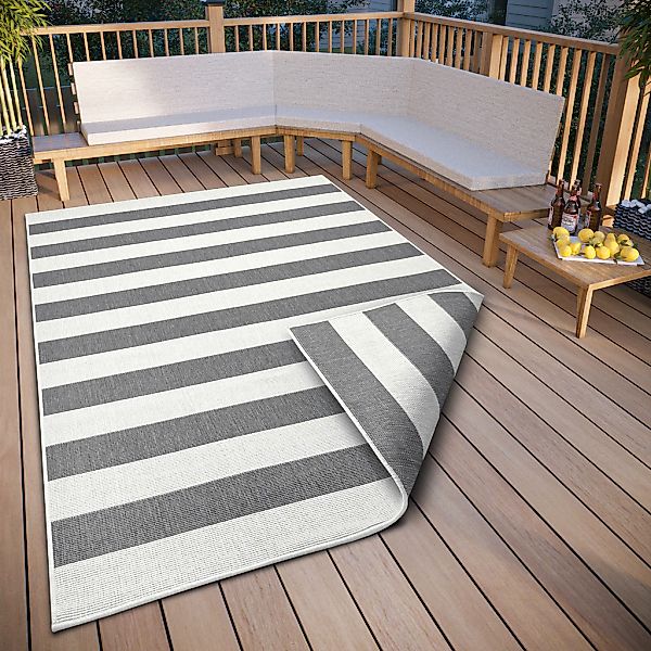 OTTO home Teppich "Alan Wendeteppich" rechteckig 5 mm Höhe beidseitig nutzb günstig online kaufen