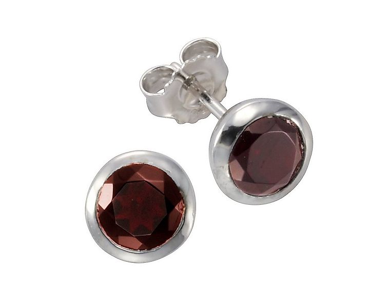 Vivance Paar Ohrstecker 925/- Sterling Silber Granat günstig online kaufen