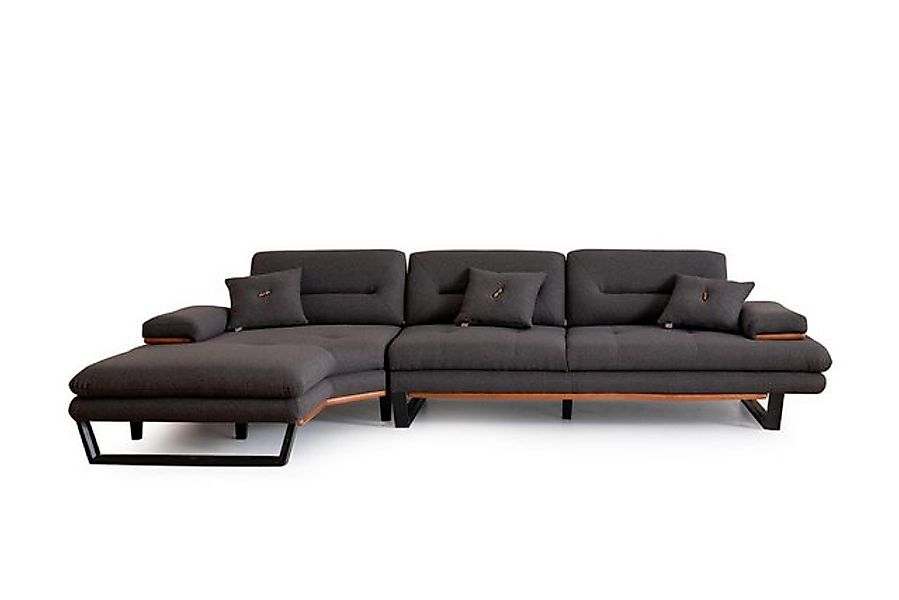 Xlmoebel Ecksofa Modernes graues Designer-Ecksofa in L-Form für das Wohnzim günstig online kaufen