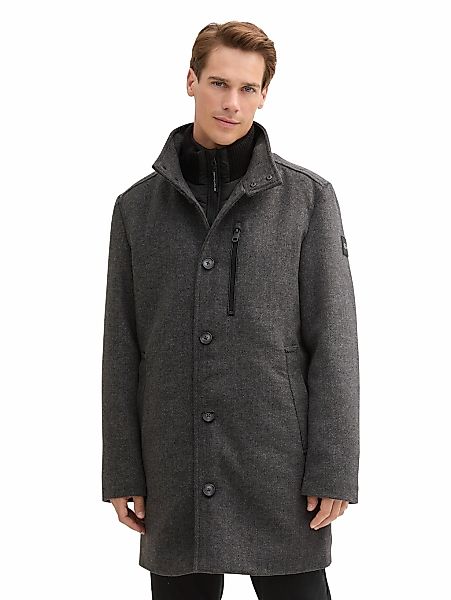 TOM TAILOR Wollmantel, mit Wolle günstig online kaufen