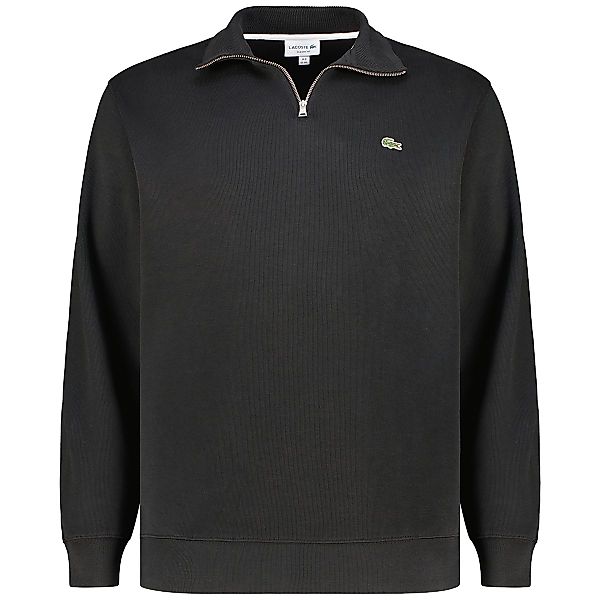 LACOSTE Feinstrick-Sweatshirt aus Biobaumwolle Farbe schwarz Größe: 5XL günstig online kaufen